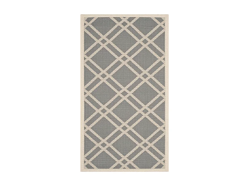 Tapis Gris/Neutre 122 X 170 cm - Thalia