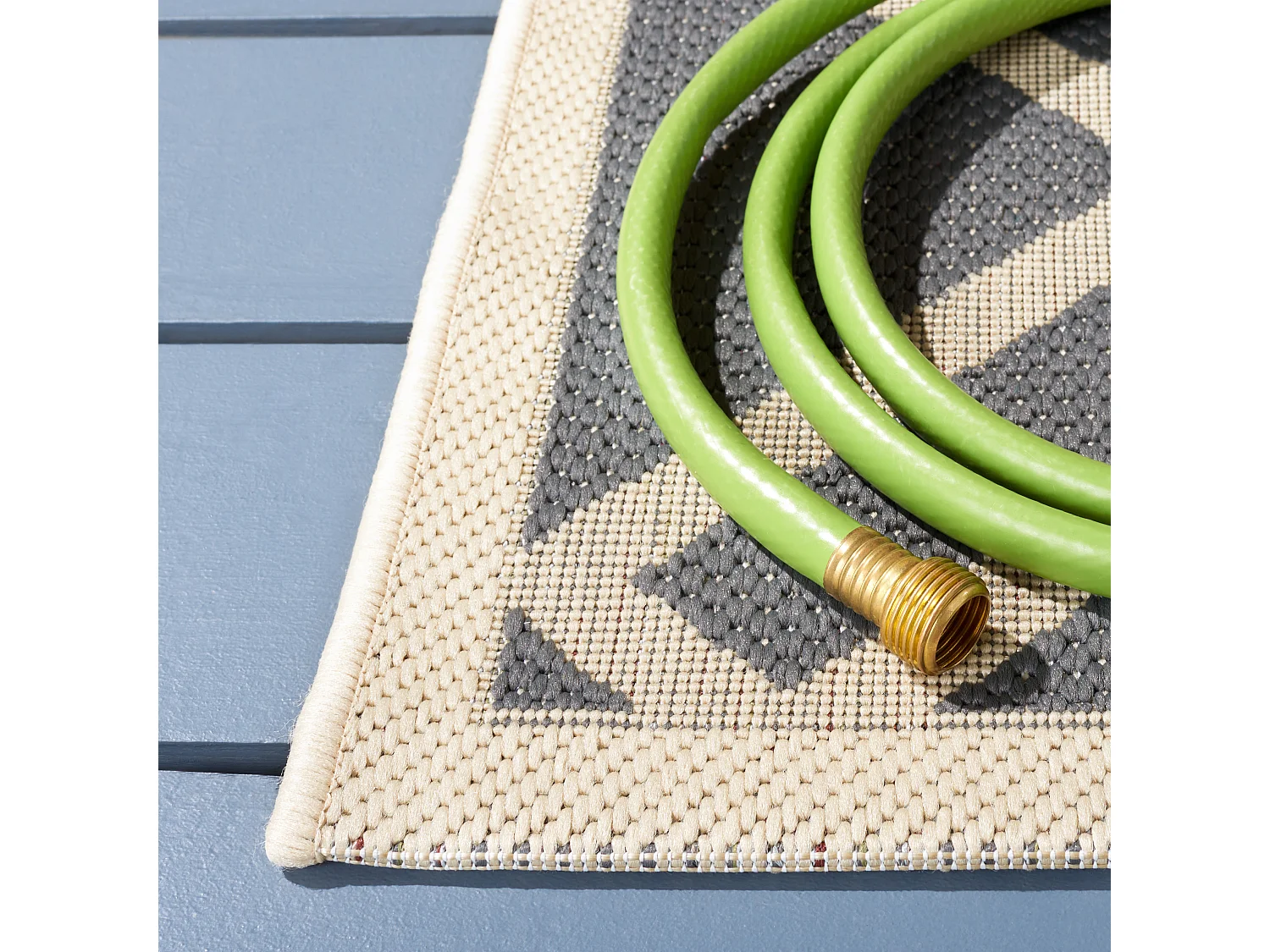 Tapis Gris/Neutre 122 X 170 cm - Thalia