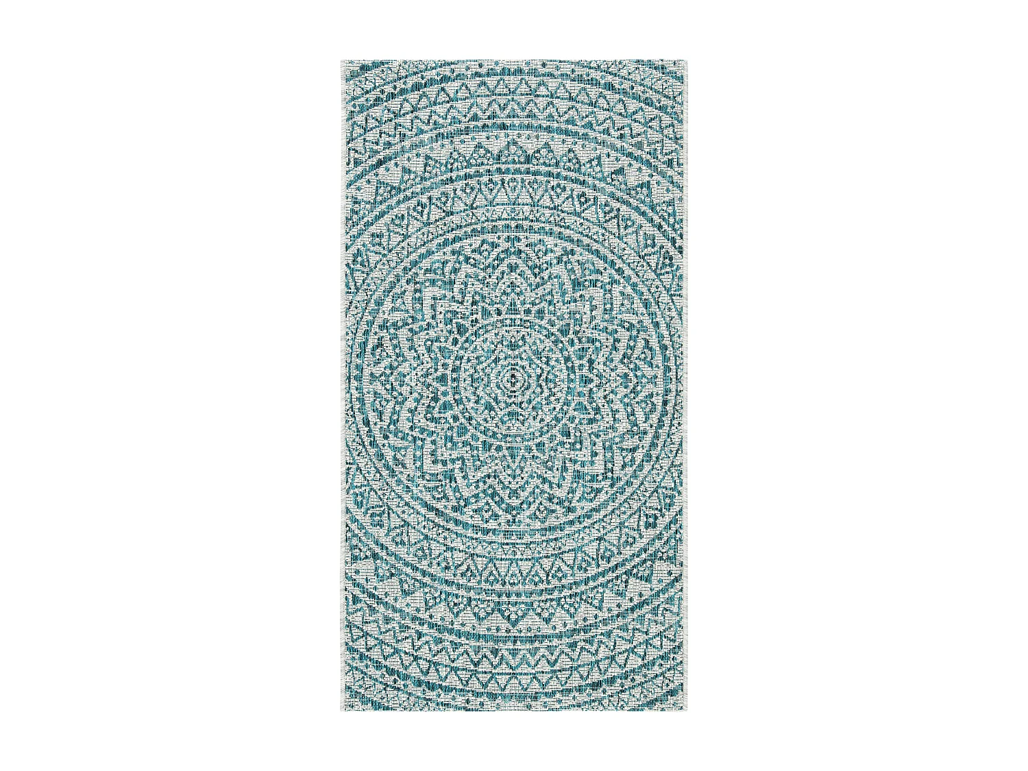 Tapis Gris/Bleu 79 X 152 cm - Kalene