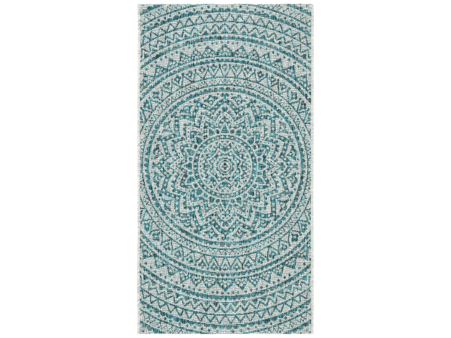 Tapis Gris/Bleu 79 X 152 cm - Kalene