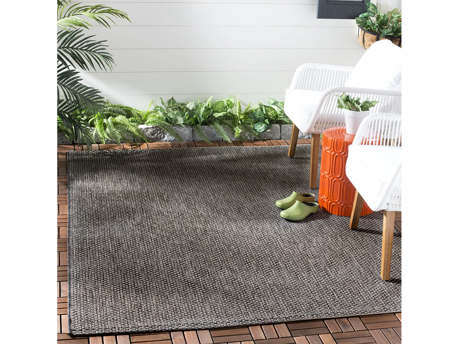 Tapis Noir/Neutre 160 X 231 cm - Daphne
