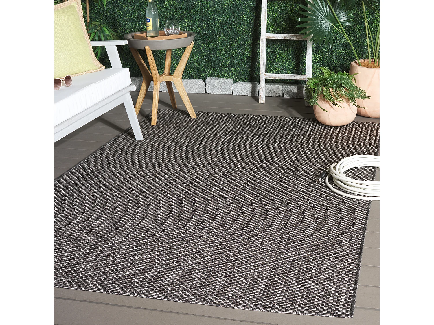 Tapis Noir/Neutre 160 X 231 cm - Daphne