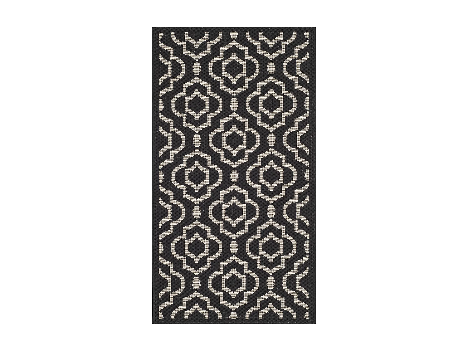 Tapis Noir/Neutre 122 X 170 cm - Mykonos