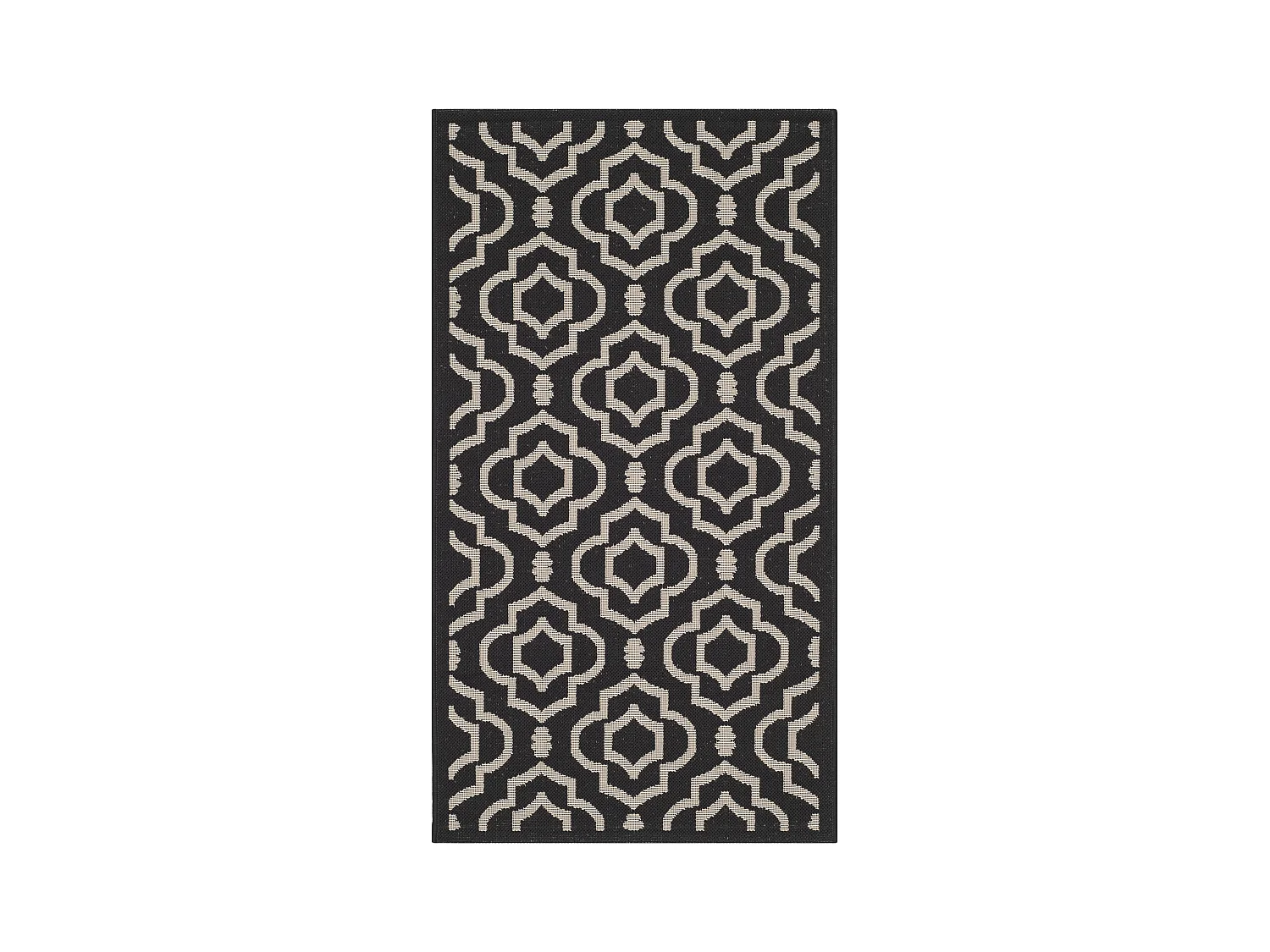 Tapis Noir/Neutre 122 X 170 cm - Mykonos