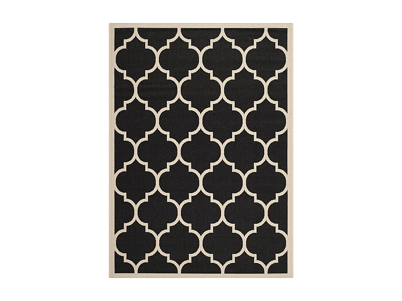 Tapis Noir/Neutre 122 X 170 cm - Arista