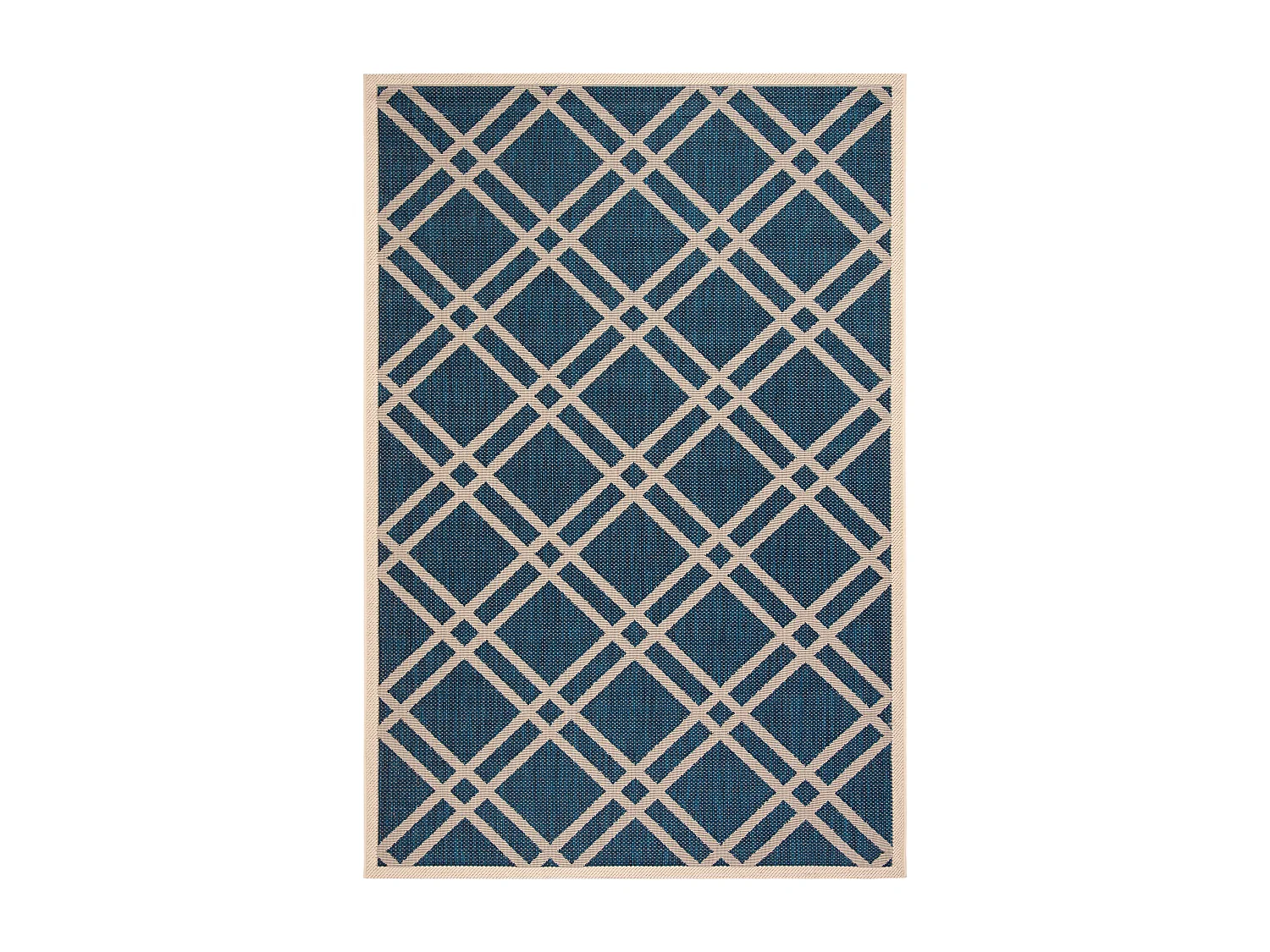 Tapis Bleu Marine/Neutre 160 X 231 cm - Thalia