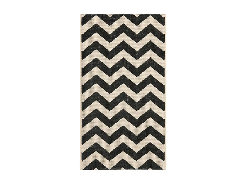 Tapis Noir/Neutre 69 X 244 cm - Chelsea