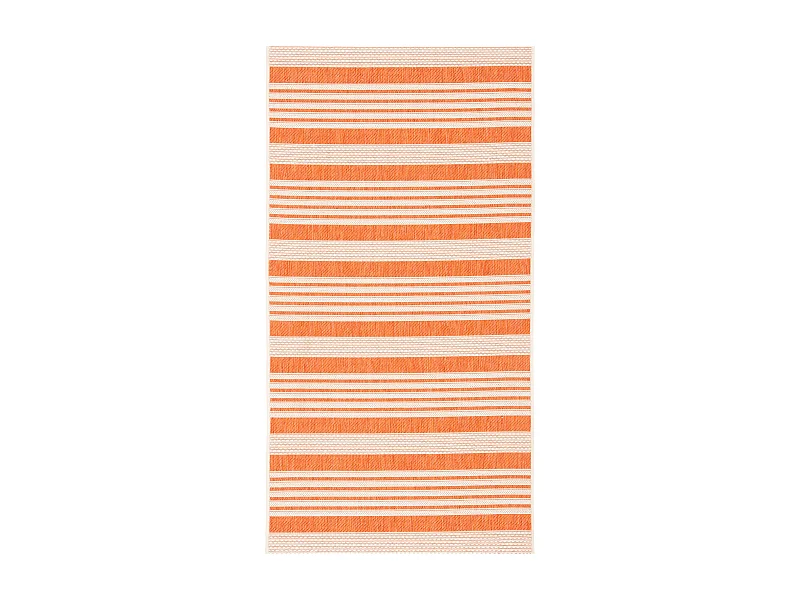 Tapis Orange/Neutre 79 X 152 cm - Gemma