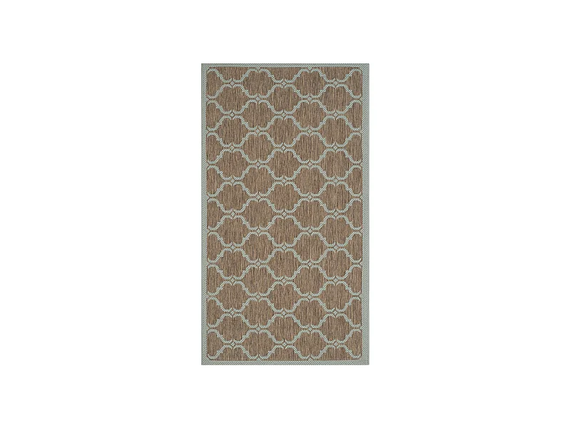 Tapis Marron/Bleu 122 X 183 cm - Lugano
