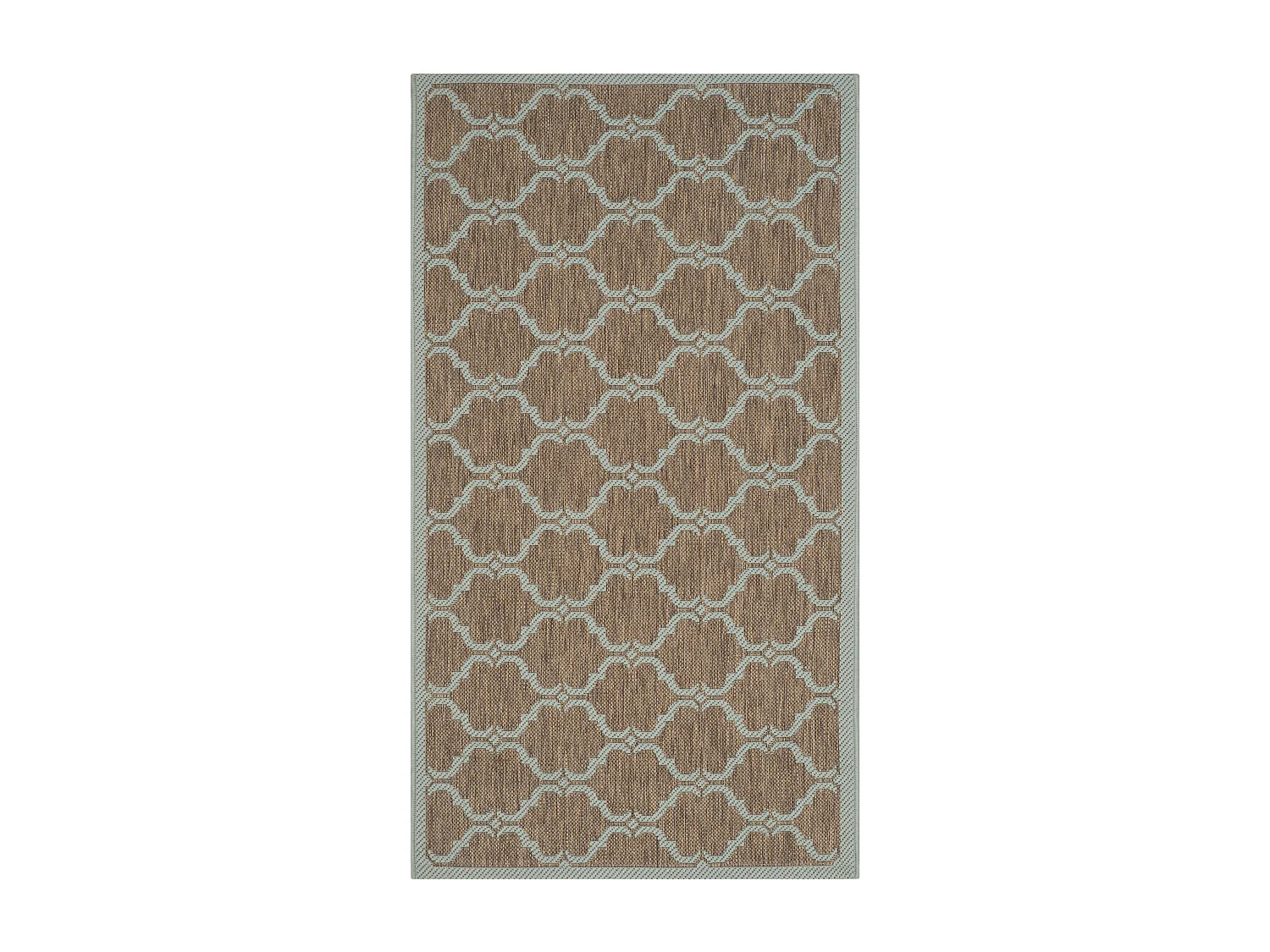 Tapis Marron/Bleu 122 X 183 cm - Lugano