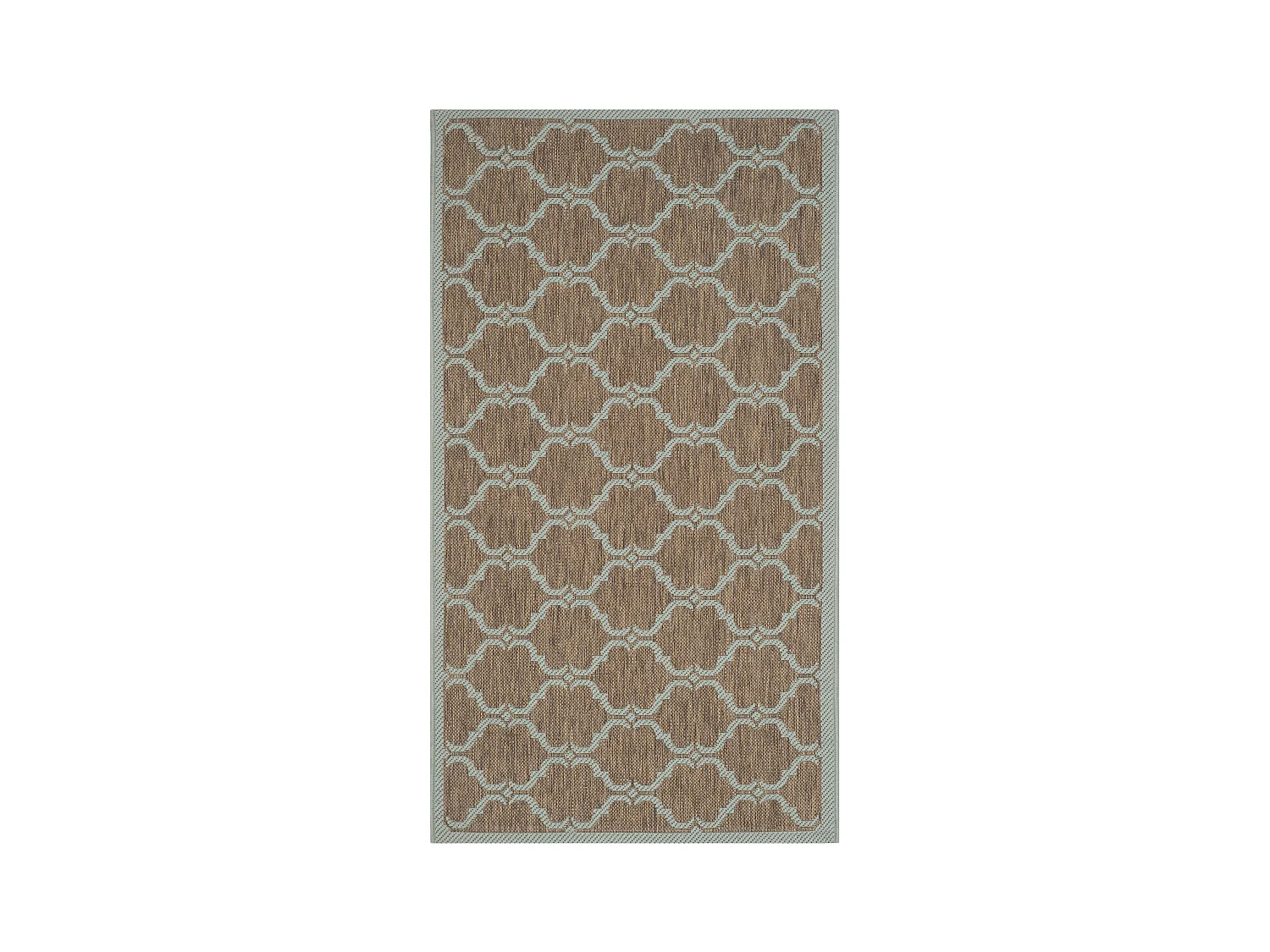 Tapis Marron/Bleu 122 X 183 cm - Lugano