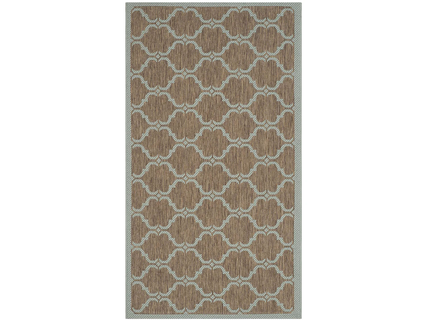 Tapis Marron/Bleu 122 X 183 cm - Lugano
