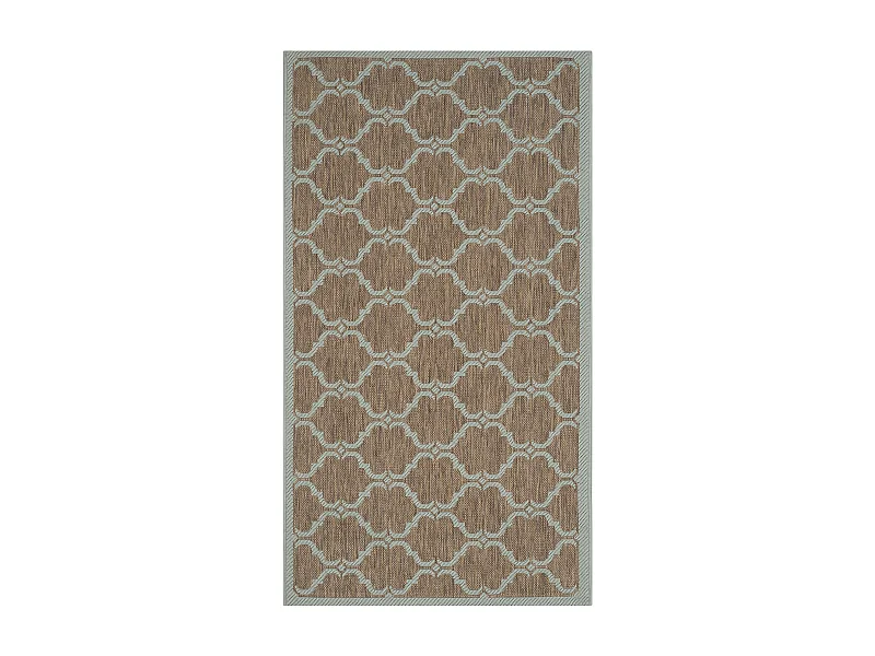 Tapis Marron/Bleu 122 X 183 cm - Lugano