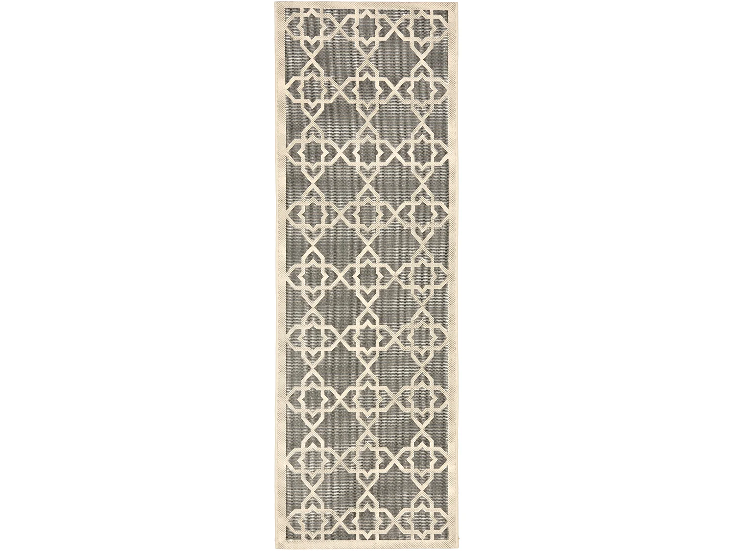 Tapis Gris/Neutre 69 X 201 cm - Hannah