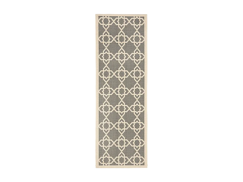 Tapis Gris/Neutre 69 X 201 cm - Hannah