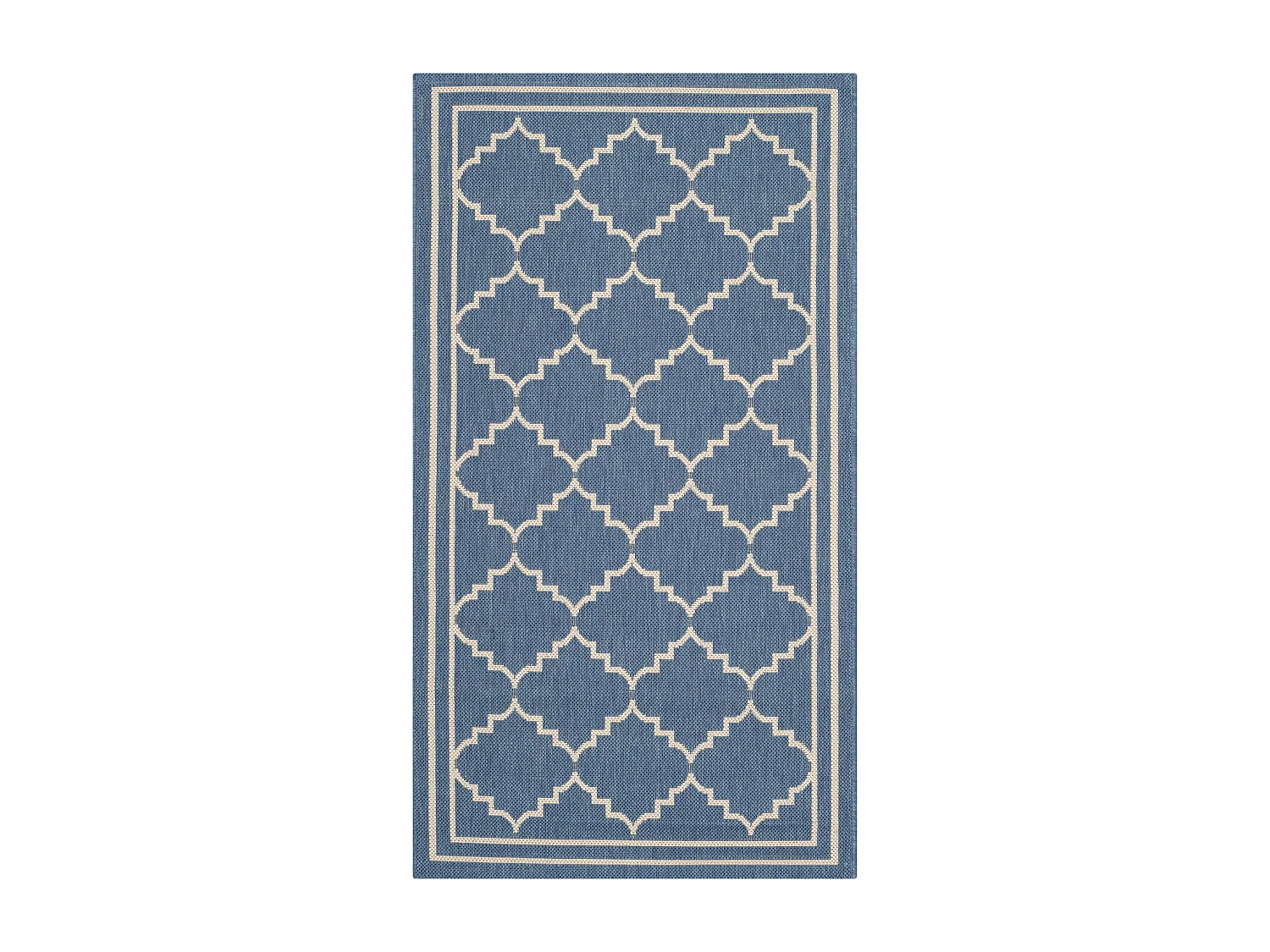Tapis Bleu/Neutre 79 X 152 cm - Oriah