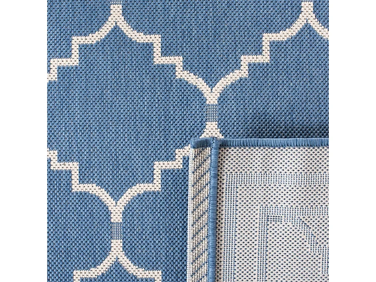 Tapis Bleu/Neutre 79 X 152 cm - Oriah