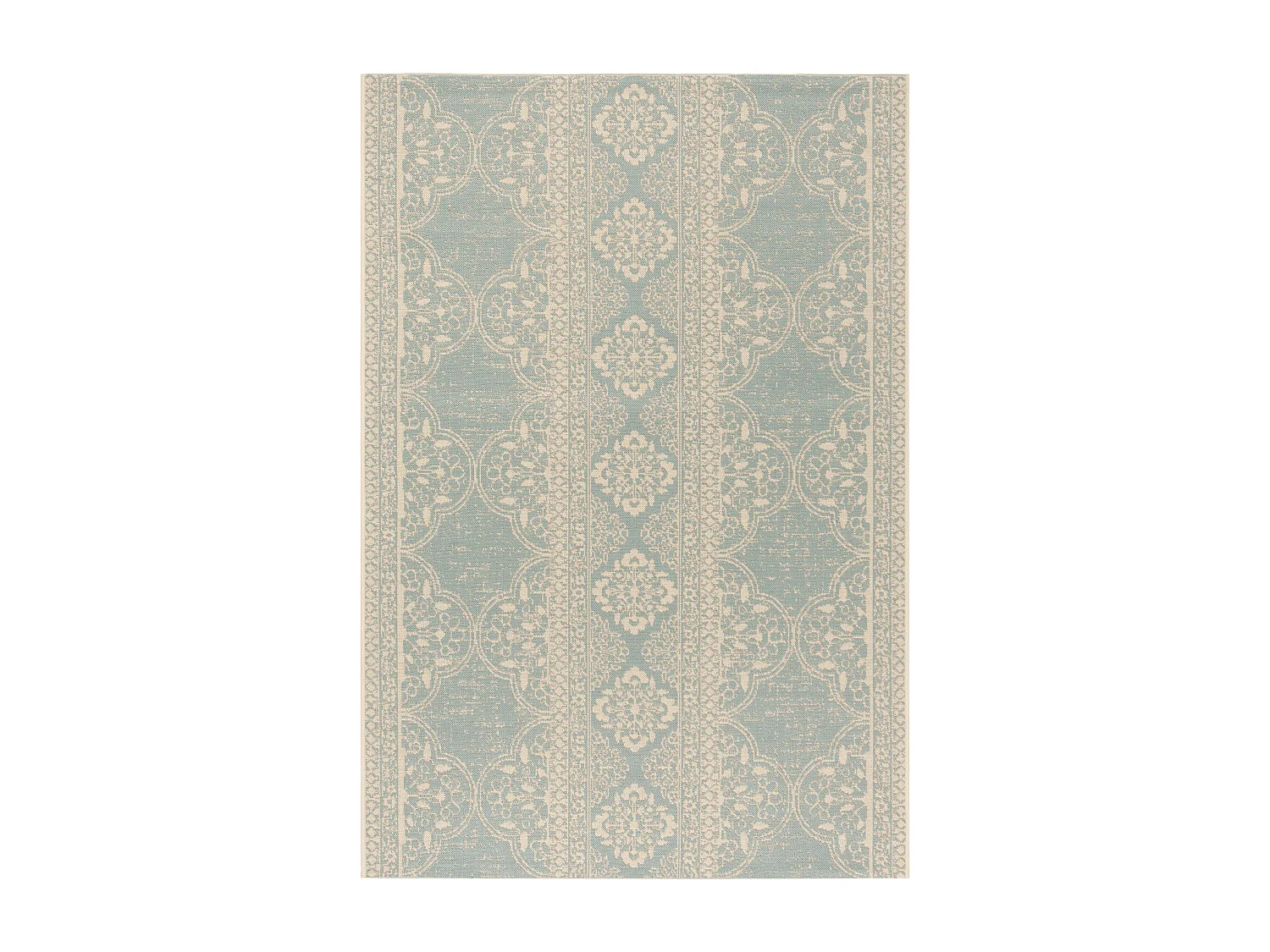 Tapis Bleu/Neutre 155 X 229 cm - Borano