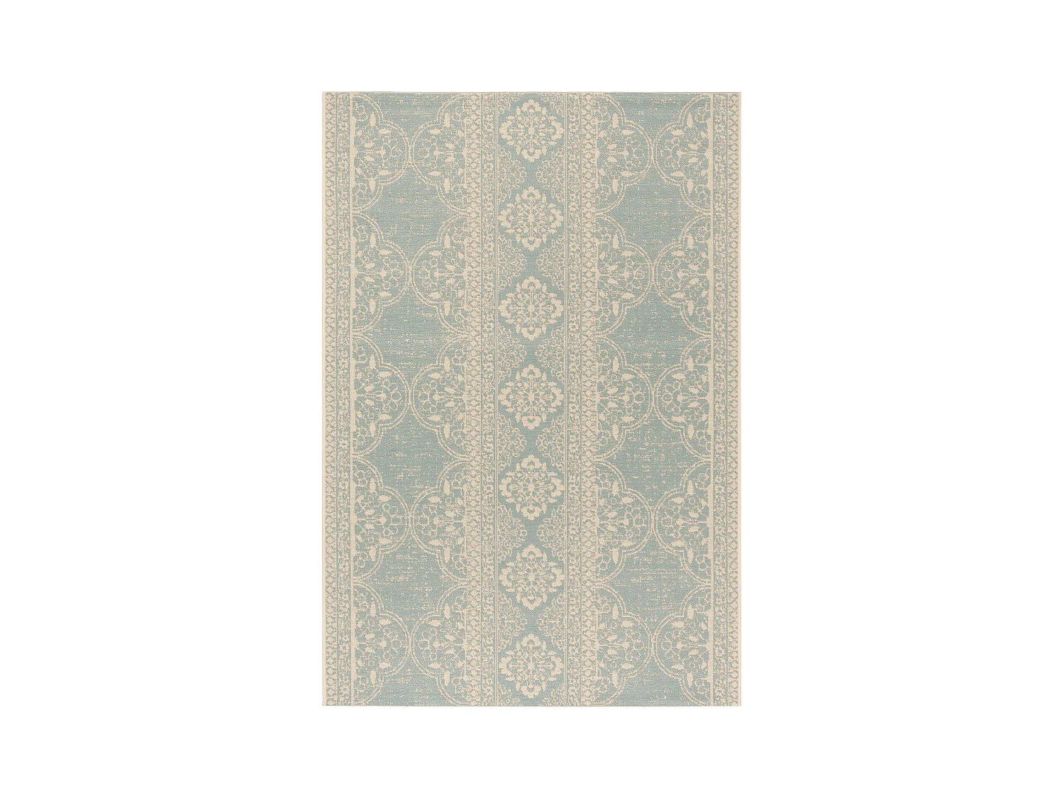 Tapis Bleu/Neutre 155 X 229 cm - Borano