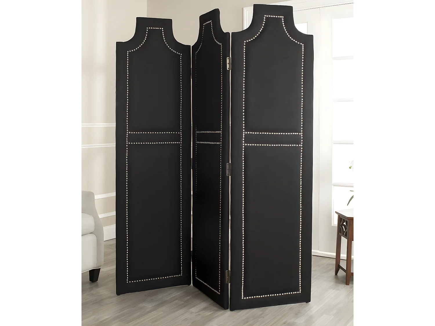 Meuble de séparation Noir 50 X 5 X 180 cm - Darcy