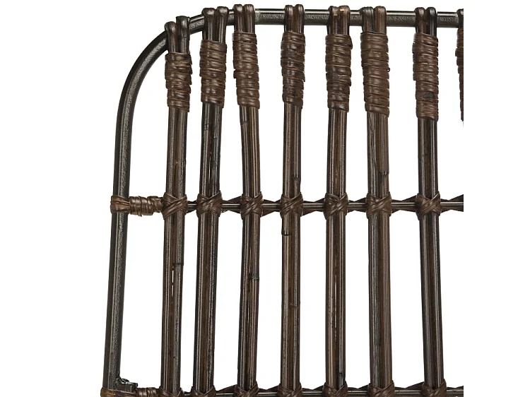 Lot de 2 chaise Brun et noir 50 X 46 X 85.59 cm - Earlean