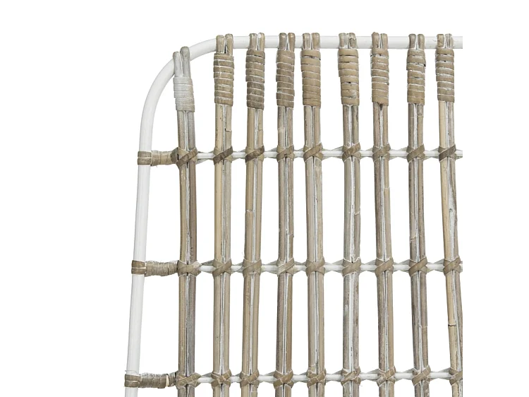 Lot de 2 chaise Blanc et blanc 50 X 46 X 85.59 cm - Earlean