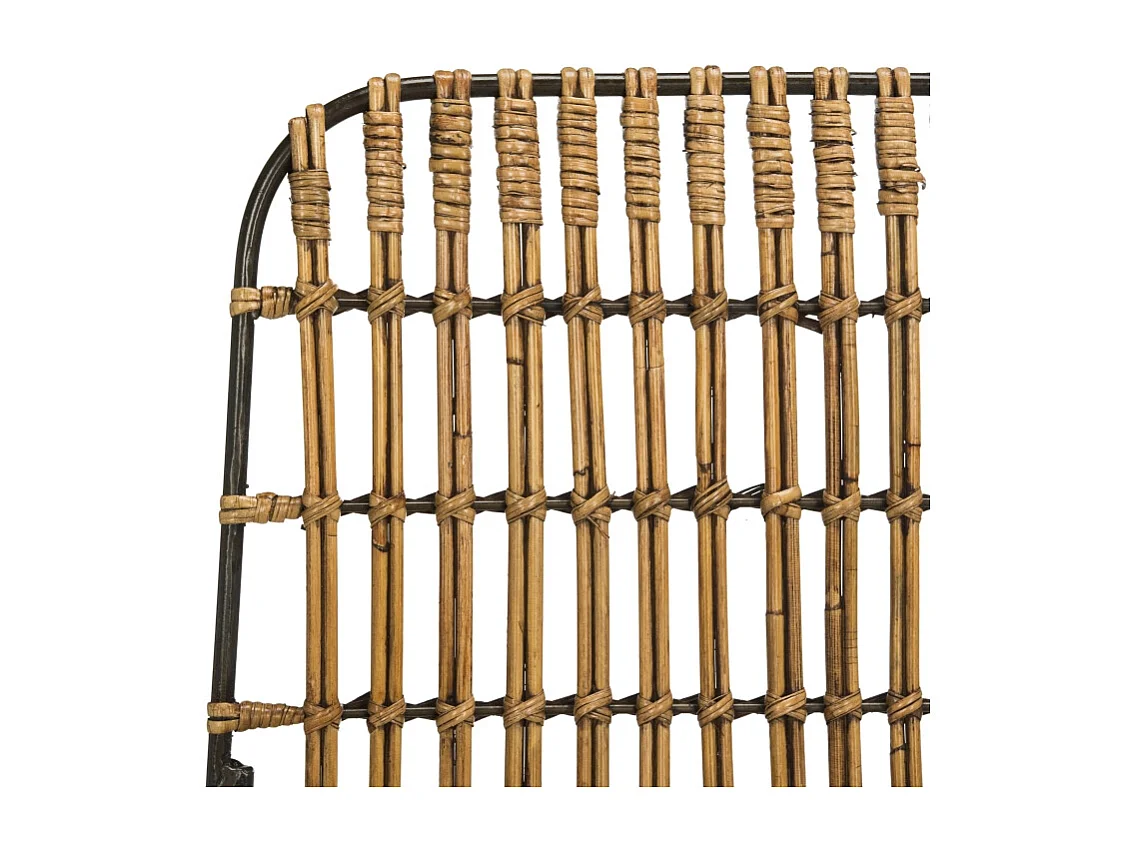 Lot de 2 chaise Naturel et noir 50 X 46 X 85.59 cm - Earlean