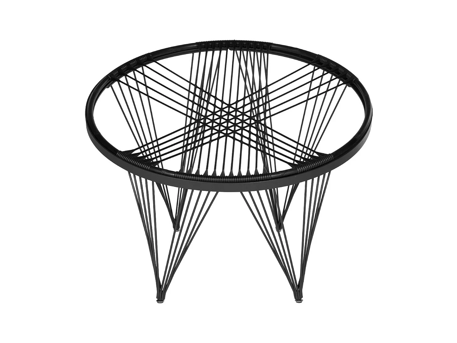 Chaise d'extérieur Noir 91 X 91 X 71.12 cm - Lavelle