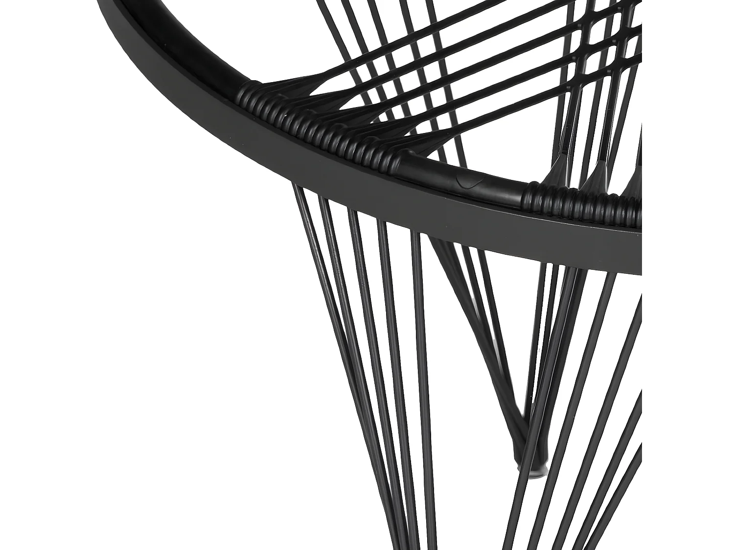 Chaise d'extérieur Noir 91 X 91 X 71.12 cm - Lavelle