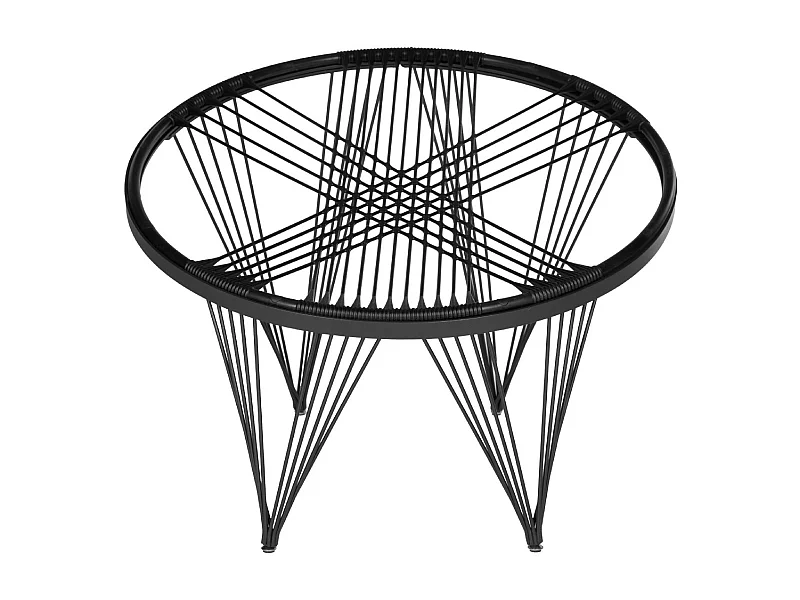 Chaise d'extérieur Noir 91 X 91 X 71.12 cm - Lavelle