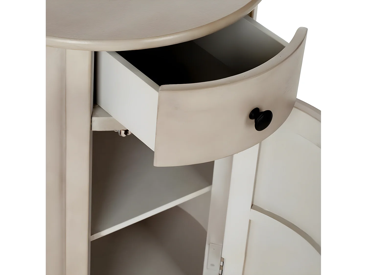 Table d'appoint Gris Vintage 45 X 45 X 66.04 cm - Antonina