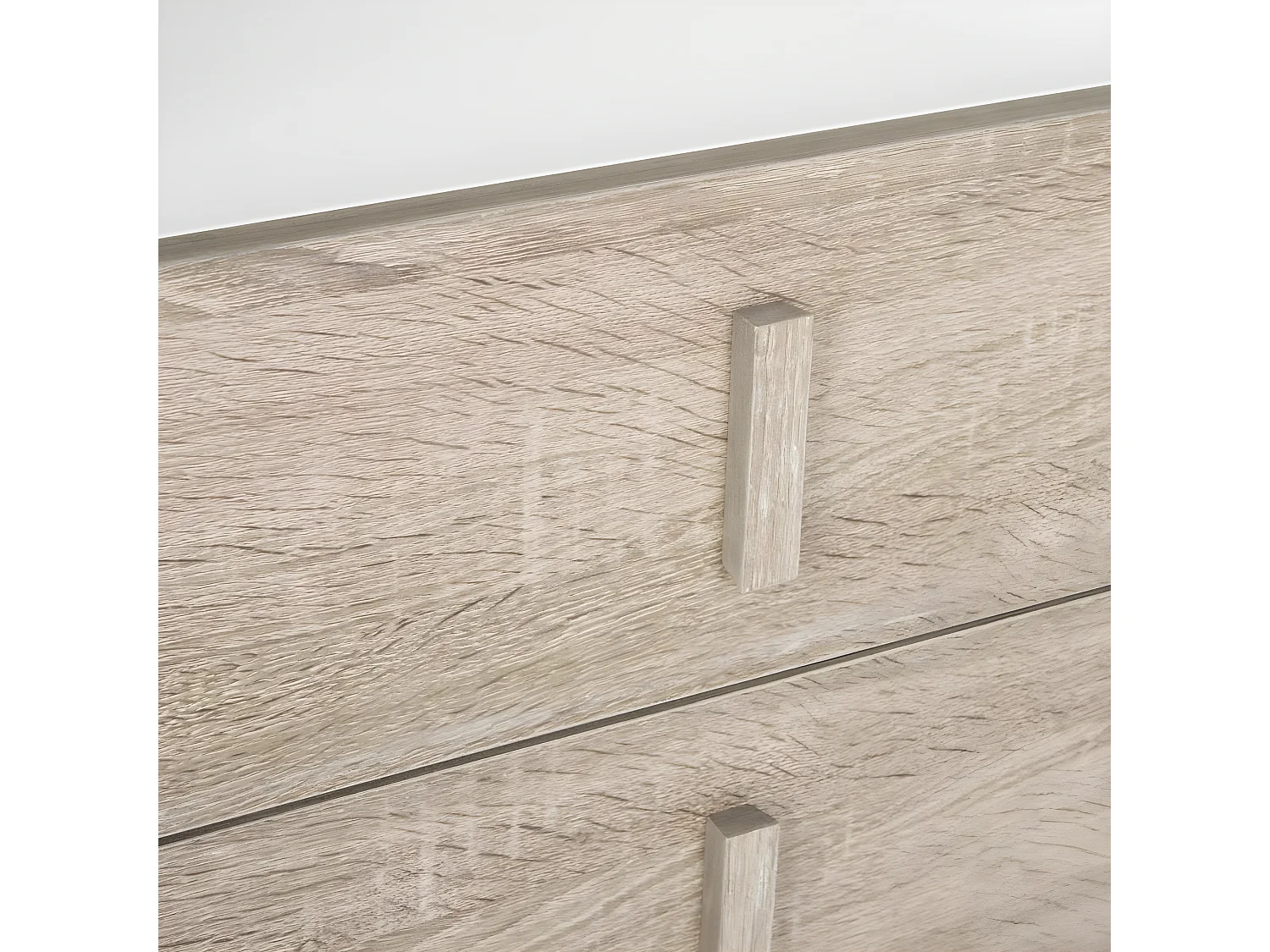 Meubles de rangement Blanc & Chêne 40 X 54 X 59.94 cm - Lolla