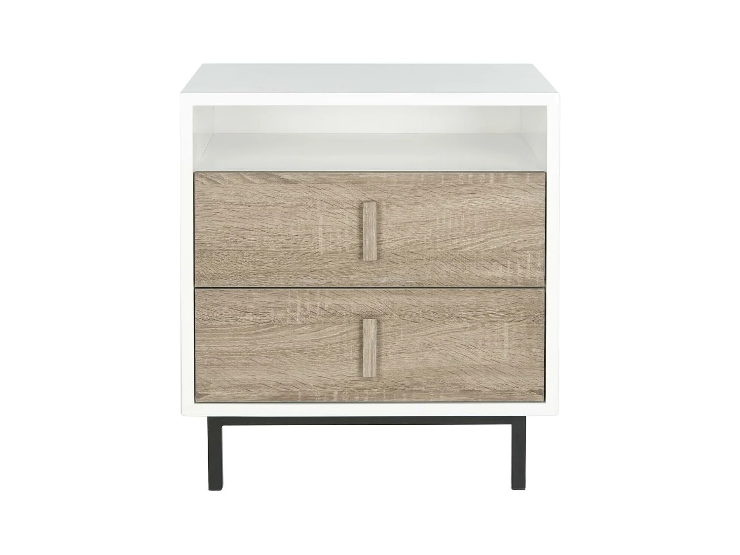 Meubles de rangement Blanc & Chêne 40 X 54 X 59.94 cm - Lolla