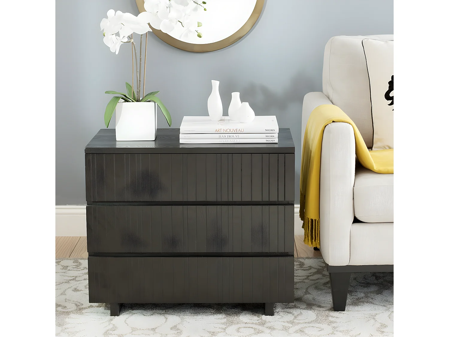 Meubles de rangement Noir 65 X 39 X 54.86 cm - Oline