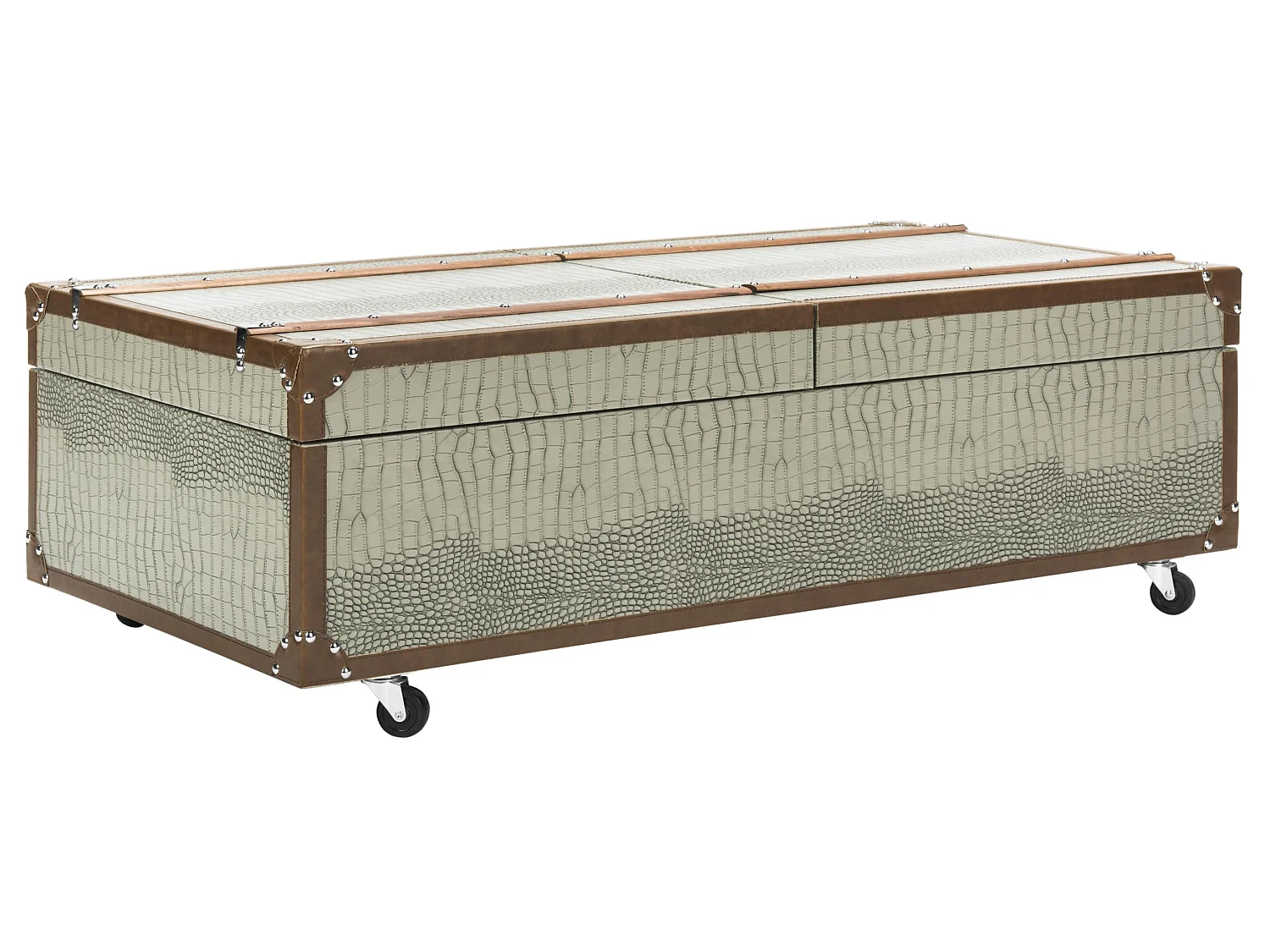 Table d'appoint Gris 60 X 120 X 39.11 cm - Jetta