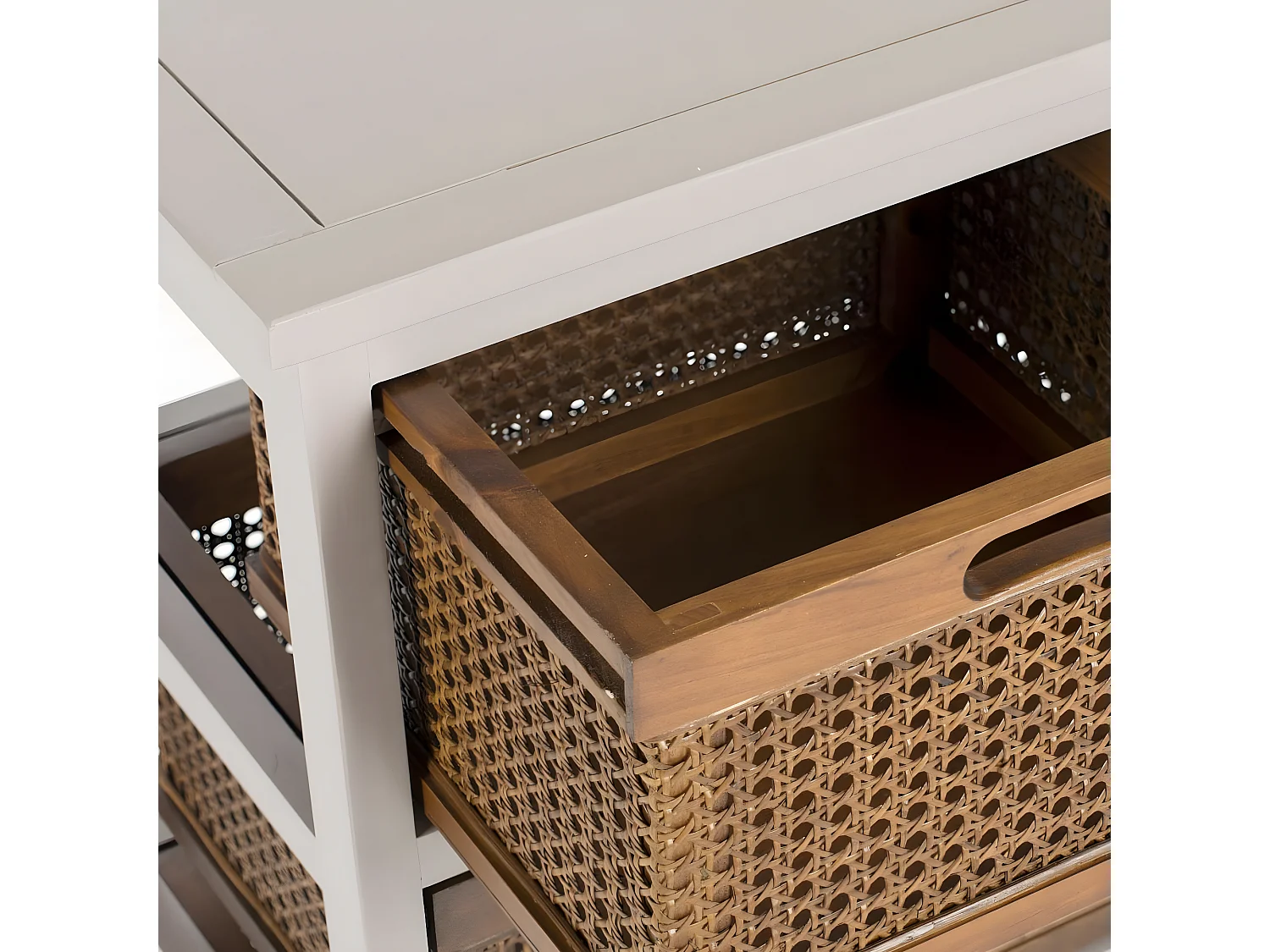 Meubles de rangement Gris 35 X 74 X 76.96 cm - Cathleen