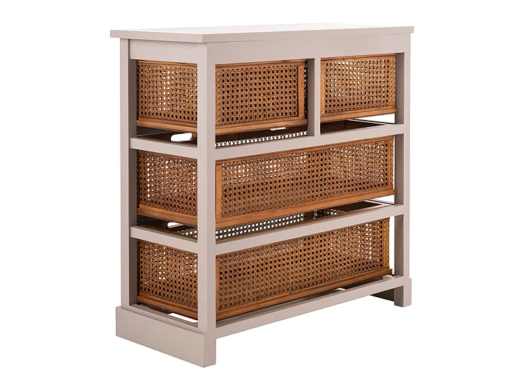 Meubles de rangement Gris 35 X 74 X 76.96 cm - Cathleen