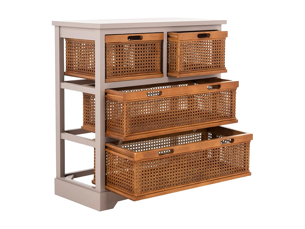 Meubles de rangement Gris 35 X 74 X 76.96 cm - Cathleen