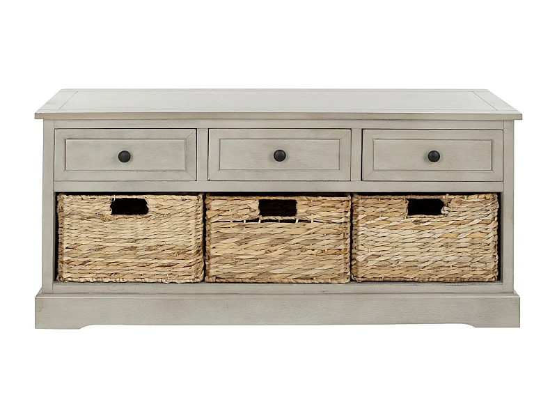 Meubles de rangement Gris vintage 39 X 106 X 50.03 cm - Tomasa