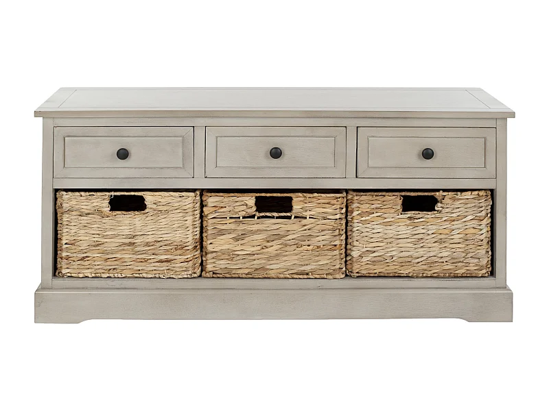 Meubles de rangement Gris vintage 39 X 106 X 50.03 cm - Tomasa