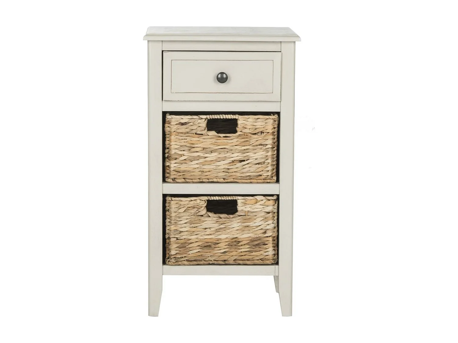 Meubles de rangement gris 40 x 30 x 65 cm - Everly