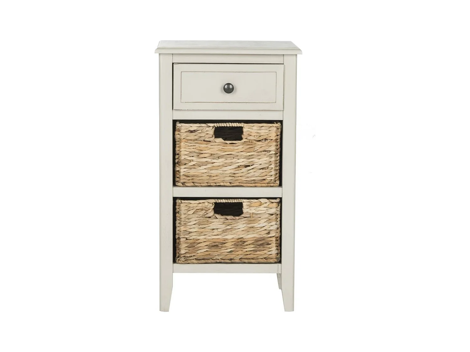 Meubles de rangement gris 40 x 30 x 65 cm - Everly