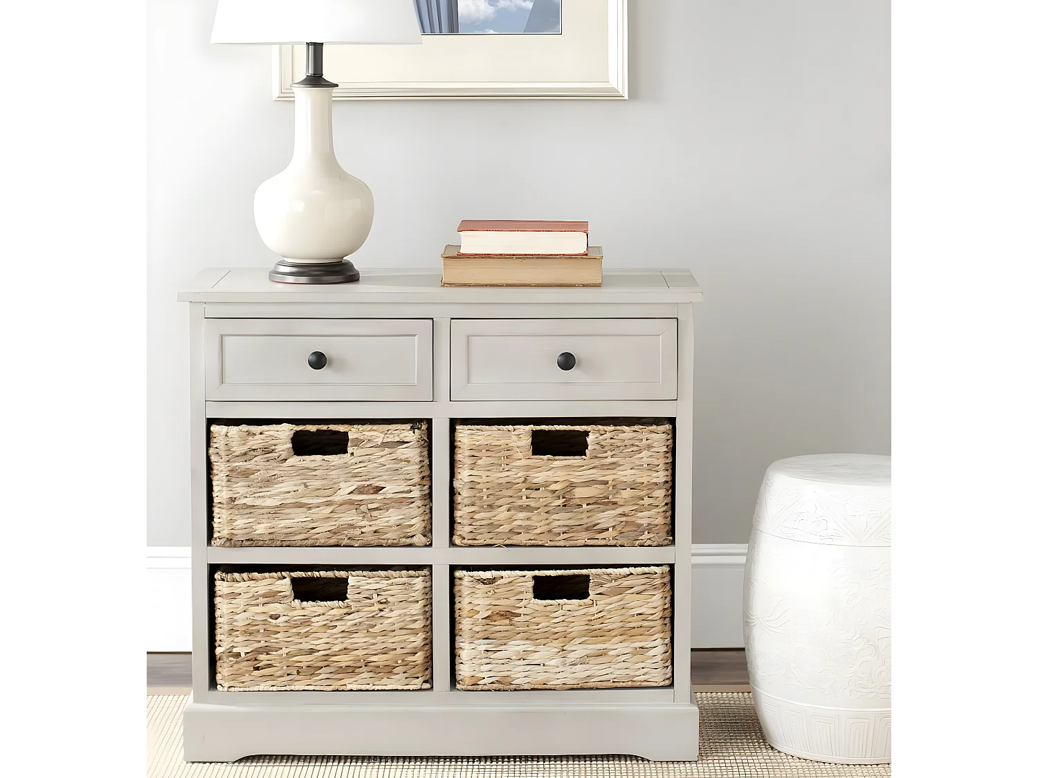 Meubles de rangement Gris vintage 33 X 75 X 70.1 cm - Veta