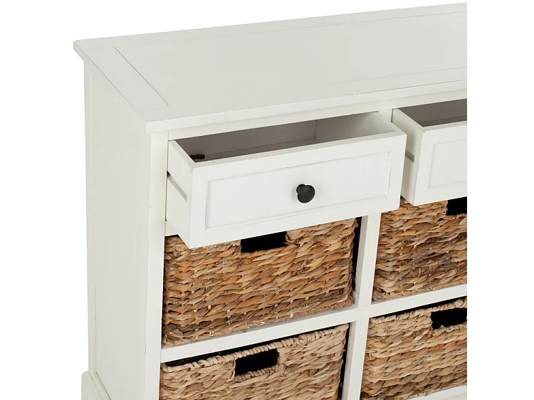Meubles de rangement Distressed & Cream 33 X 75 X 70.1 cm - Veta