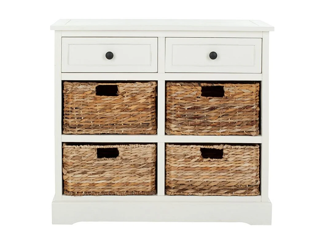 Meubles de rangement Distressed & Cream 33 X 75 X 70.1 cm - Veta