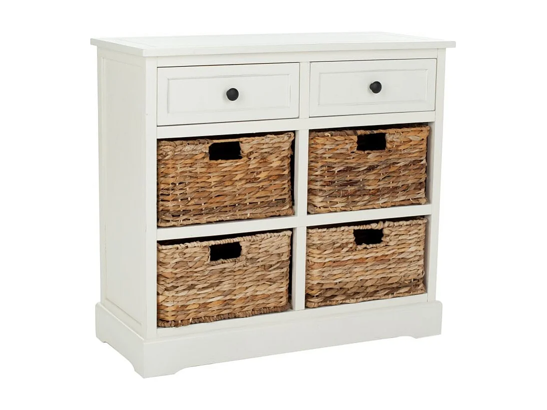 Meubles de rangement Distressed & Cream 33 X 75 X 70.1 cm - Veta