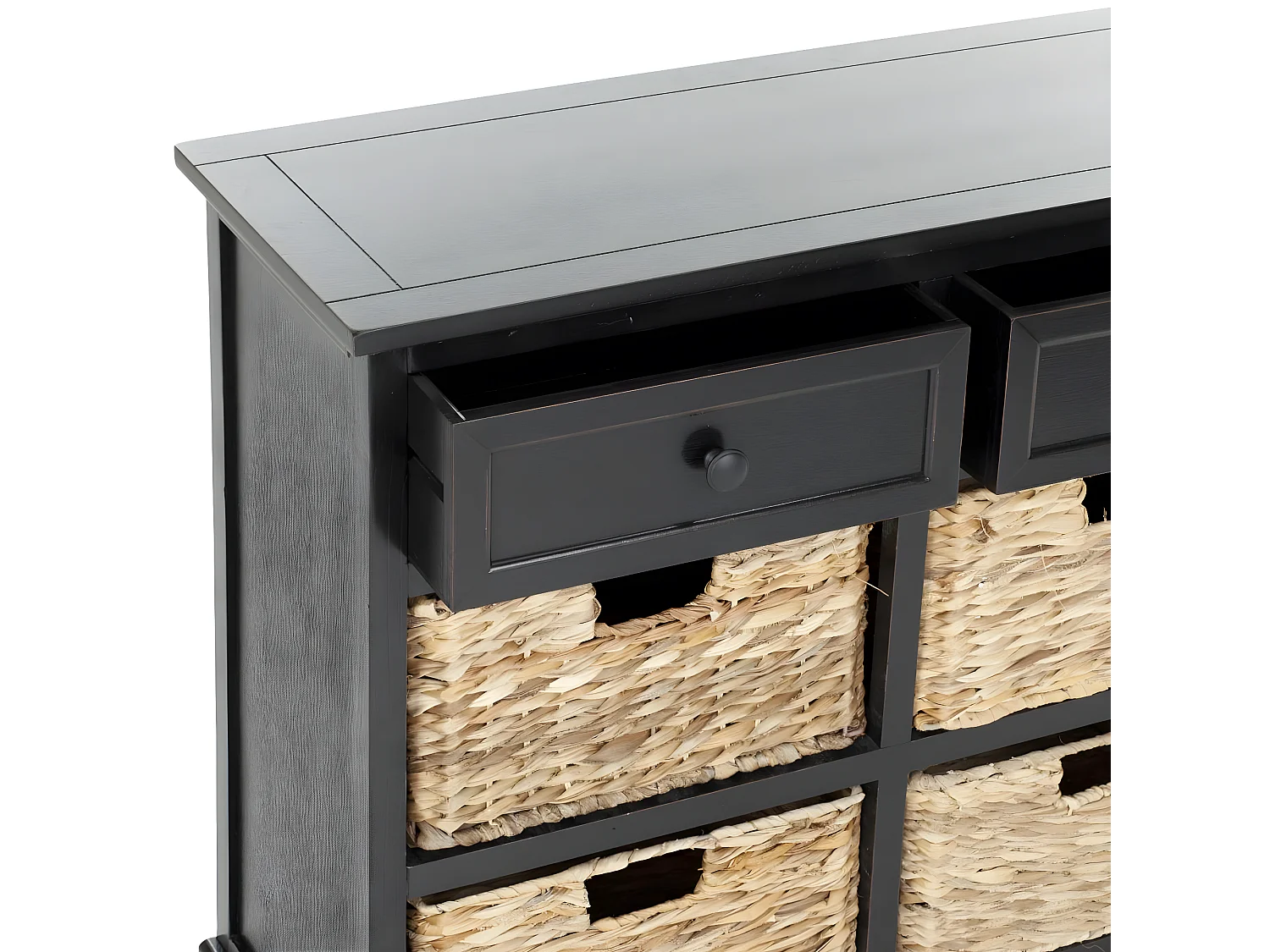 Meubles de rangement Distressed & Black 33 X 75 X 70.1 cm - Veta
