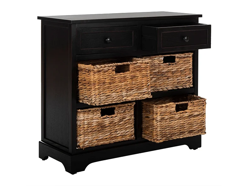 Meubles de rangement Distressed & Black 33 X 75 X 70.1 cm - Veta