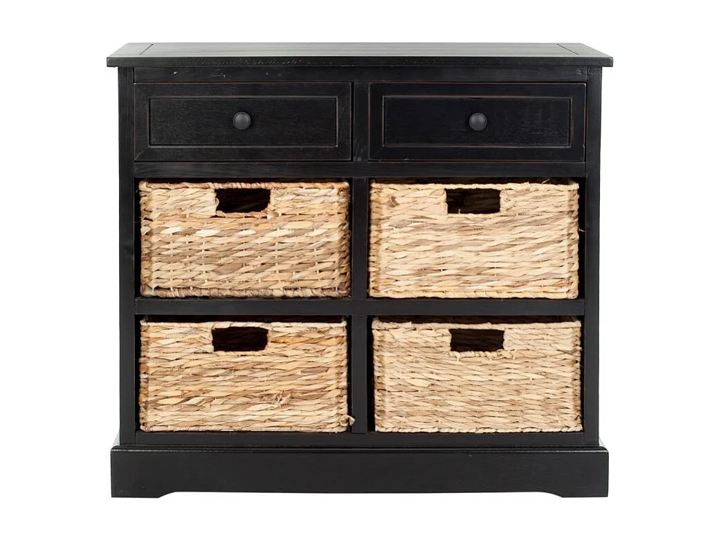 Meubles de rangement Distressed & Black 33 X 75 X 70.1 cm - Veta