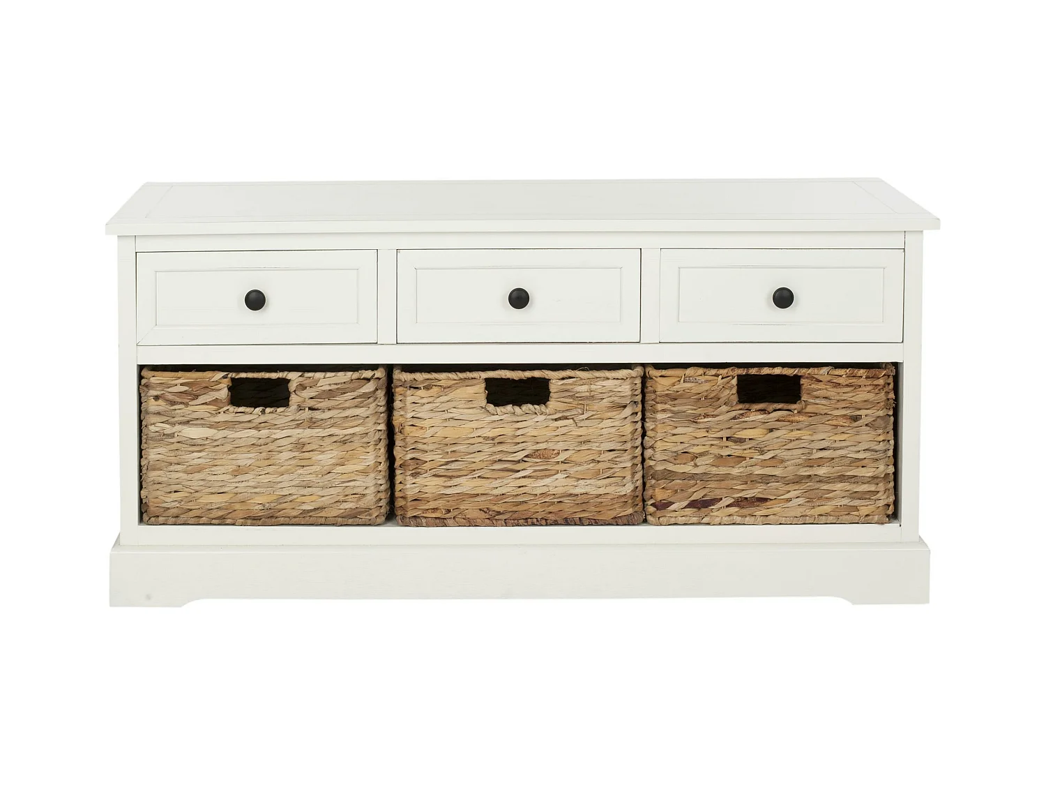 Meubles de rangement Distressed & Cream 39 X 106 X 50.03 cm - Tomasa